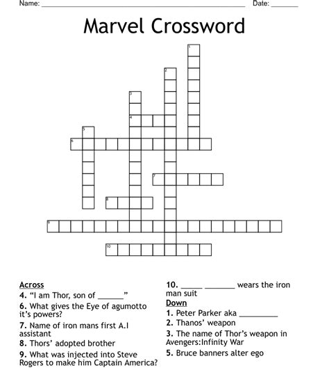 The Crossword Solver finds answers to classic crosswords and cryptic crossword puzzles. . Zeus in marvel films crossword clue